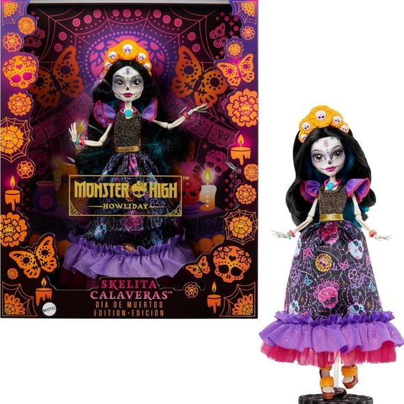 Monster High Skelita Calaveras Howliday Dia De Los Muertos Doll 2023 New - Picture 1 of 6